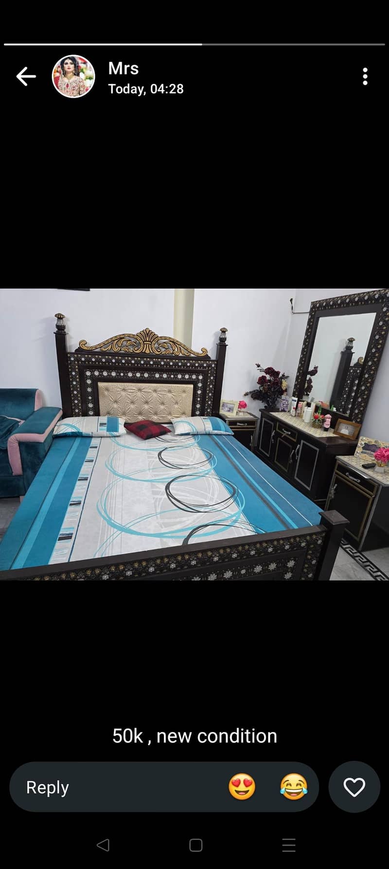 Bed set and dressing 0