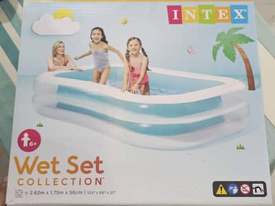 Intex Inflatable Swimming Pool – Like New (Used Only Once!)