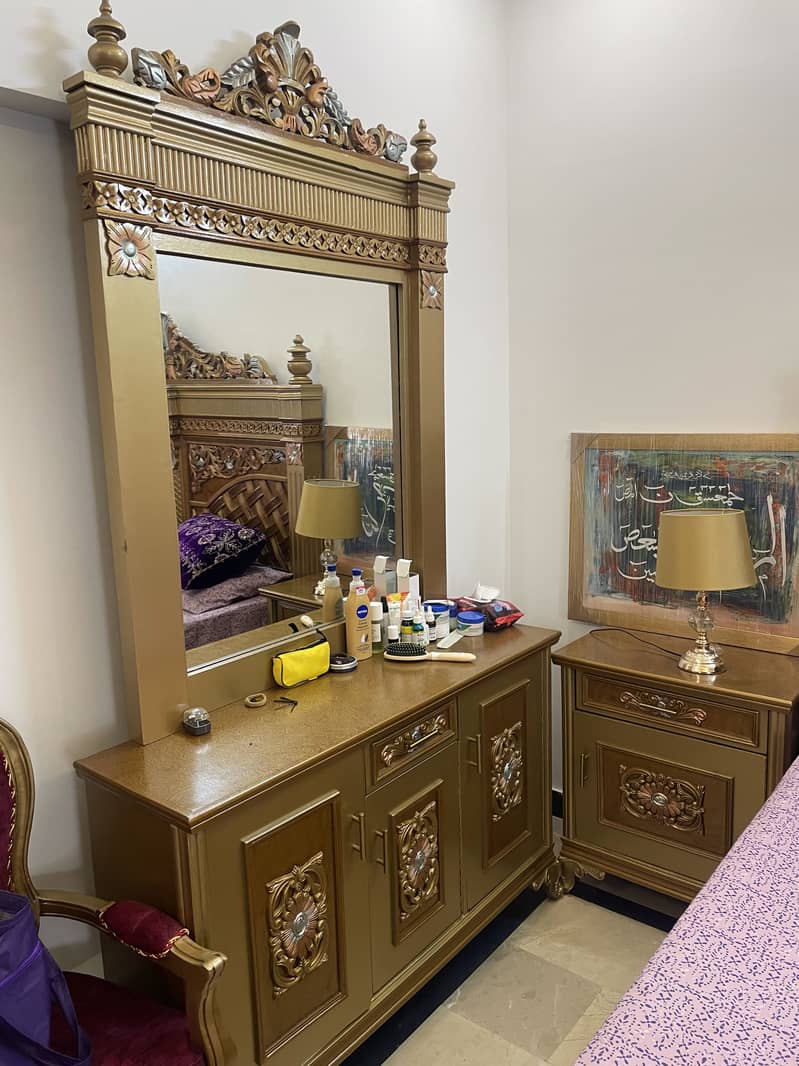 Complete Solid Chinioti Bed Set 2