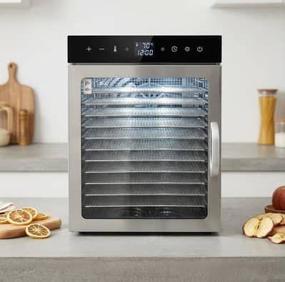 Premium 12-Tray Commercial Grade Stainless Steel Food Dehydrator