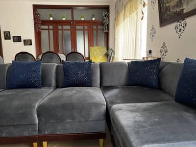 L - Shape Sofa for Sales Master Spring Seats