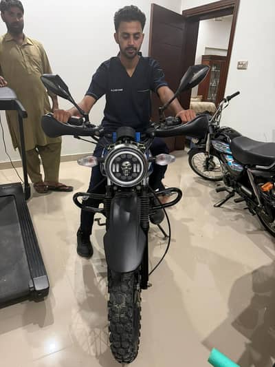 Custom Modified Adventure Bike