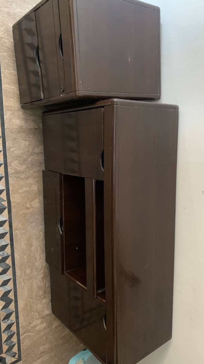 Tv console with side table 1