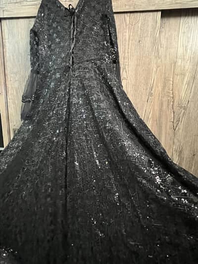 Black Net Maxi