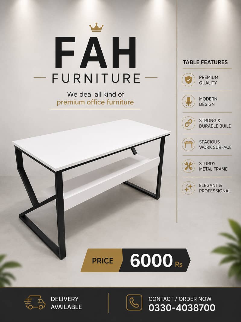Office Tables - Study tables - Computer table - Executive table 2