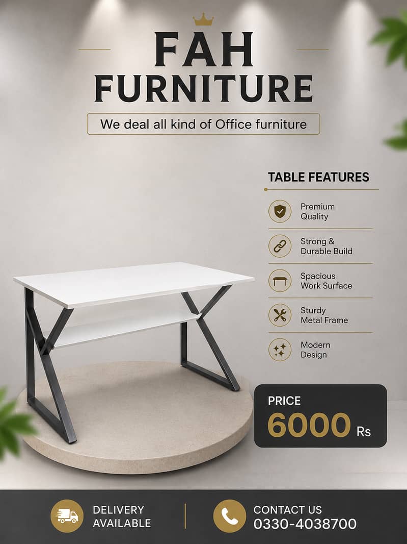 Office Tables - Study tables - Computer table - Executive table 5