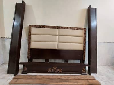 Double Bed 6.5 x 5.5 foot Dark Brown Winboard