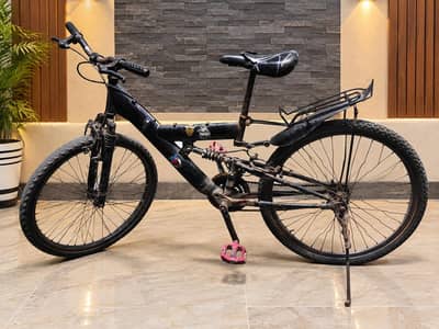 Black Mountain Bicycle Strong Frame Used Cycle