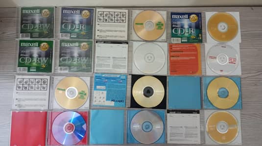 Maxell Blank Discs Lot - CD-RW, CD-R & DVD+R