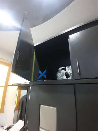 3 door wardrobe with cabnet