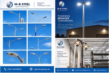 Street lights ,High Mast Towers ,Wapda poles Mb Steel