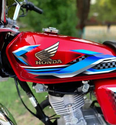 Honda CG 125 2024 RED Lush Condition First Come First Serve !