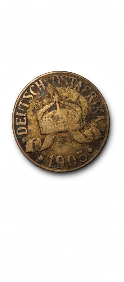 German East Africa - 120 years olf coin