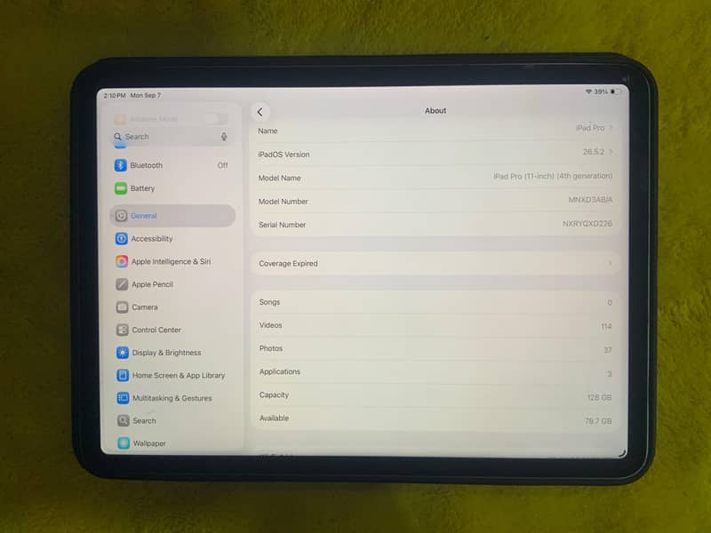 IPAD PRO M2 CHIP 11INCH 9