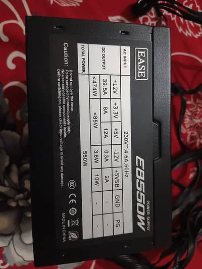 ATX Power Supply for sale 550watt