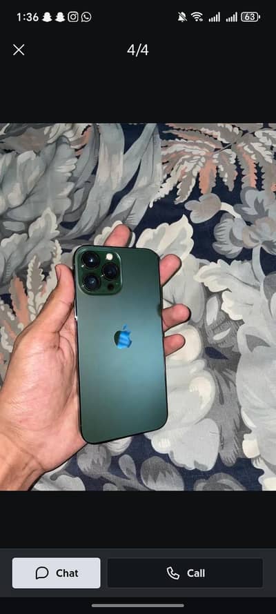 urgent sell iPhone 13 Pro Max JV 128 Waterpack