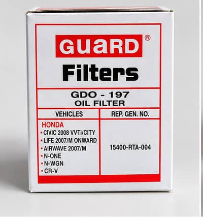 Guard GGDO 197 Oil Filter for Honda Civic City life Airwave NWGN HRV
