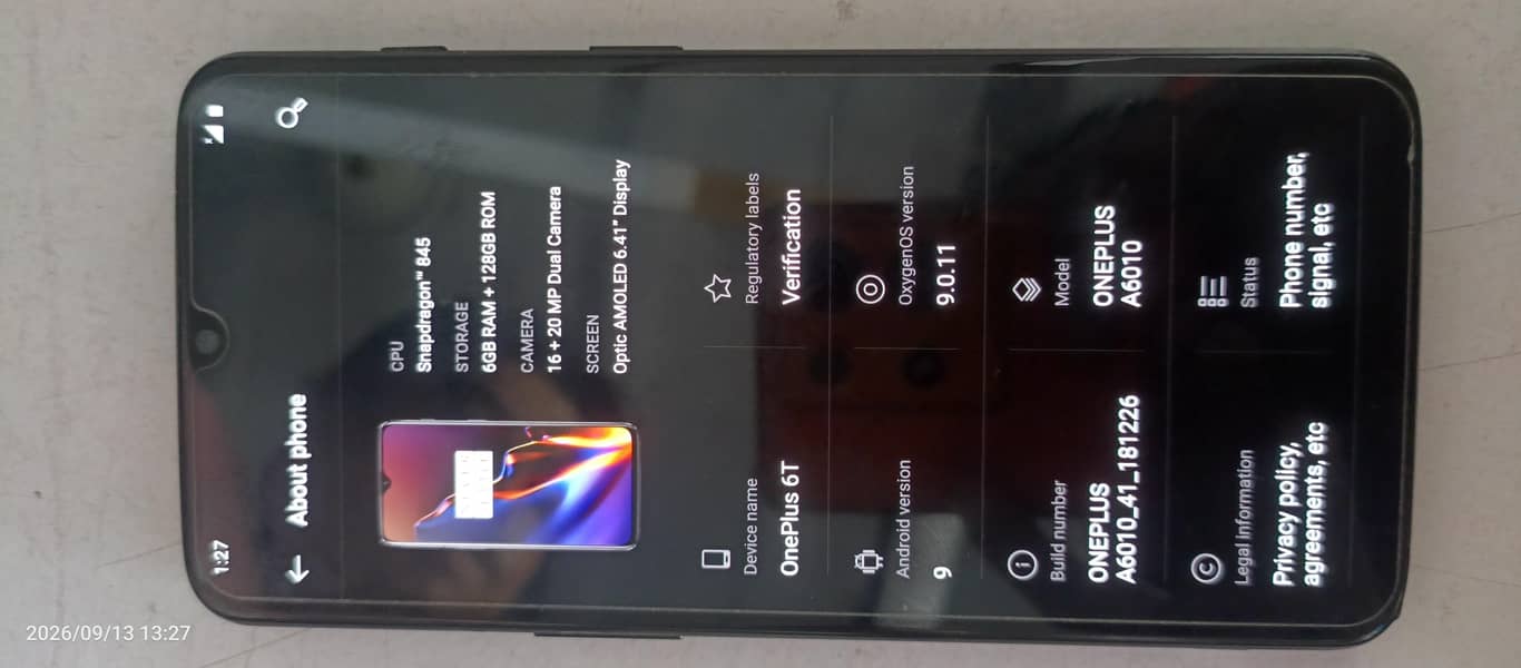 one plus 6t 1
