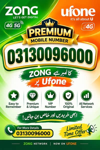 0313 00 96 000.  Premium Number For Sale