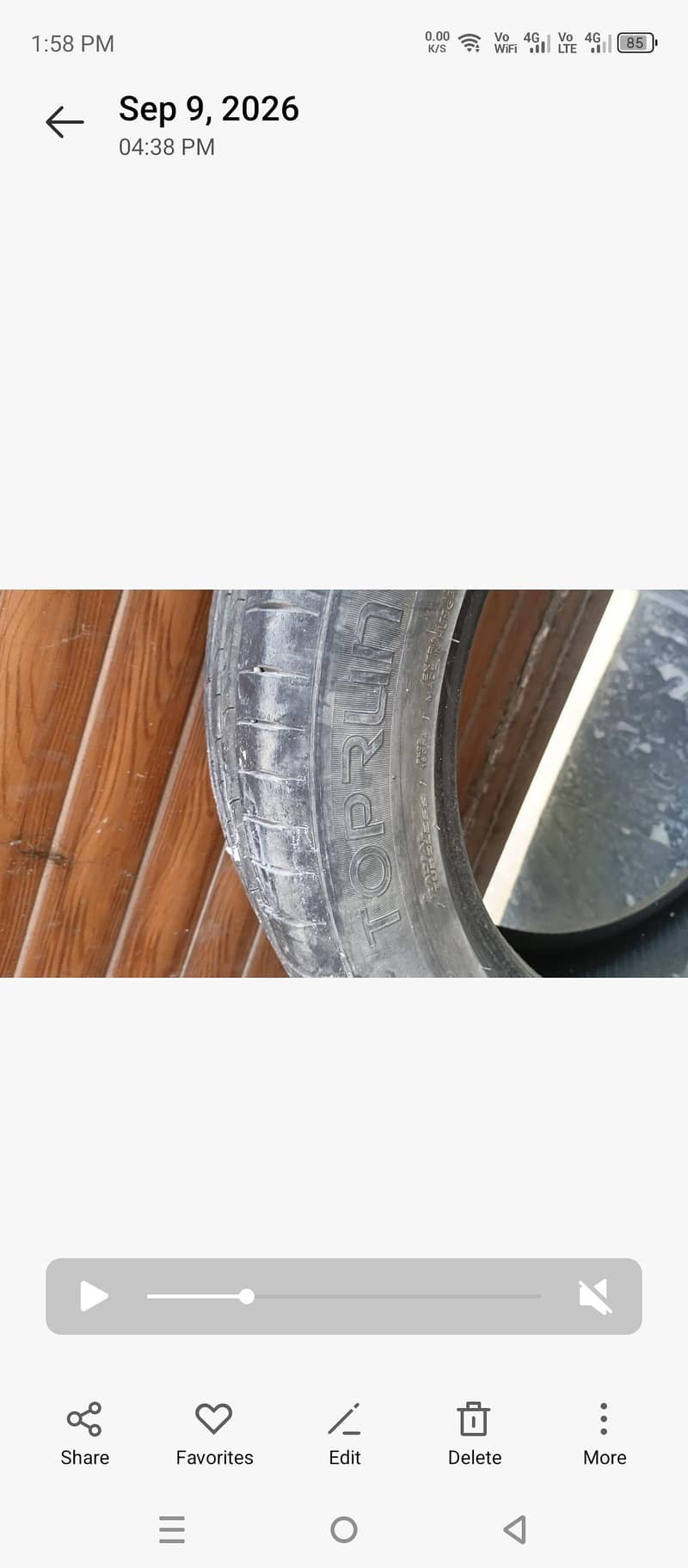 Swift tyre 0