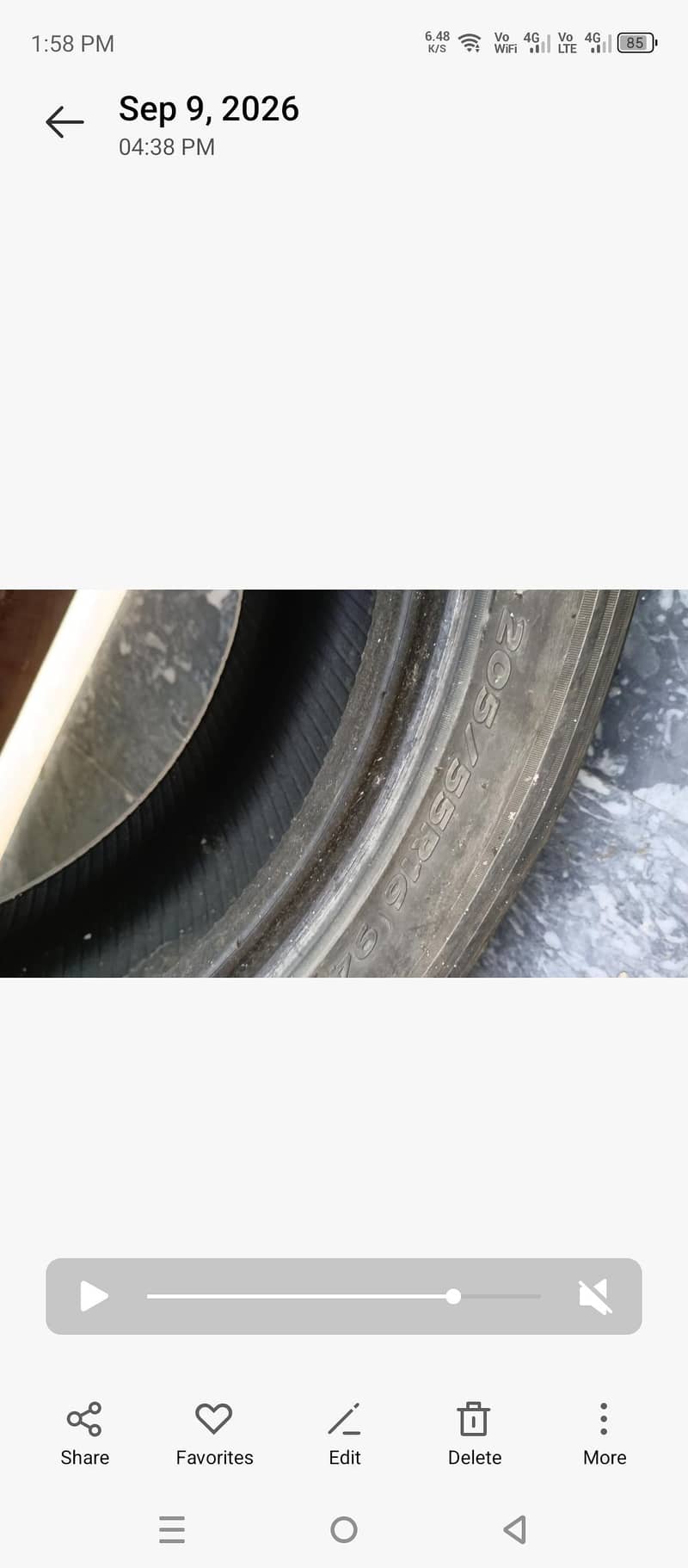 Swift tyre 1
