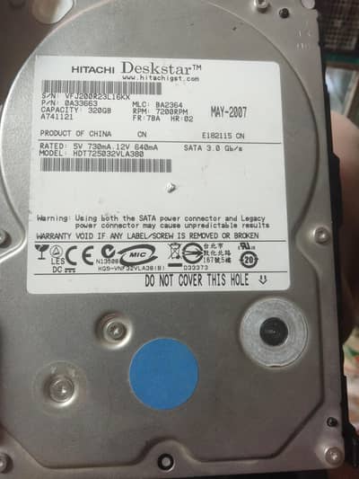 Deskstar hard drive