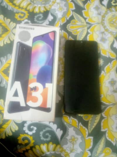 Samsung Mobile A31 all ok 4/128 dual sim official with box pta