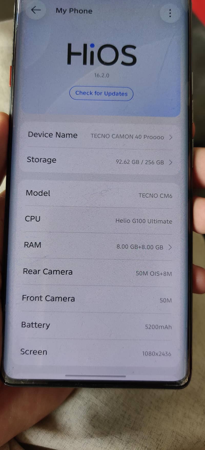 Tecno CAMON 40 Pro 4