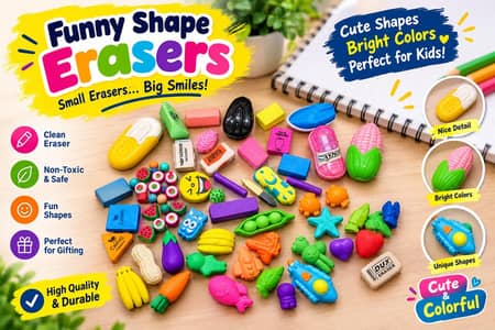 Funny shape eraser