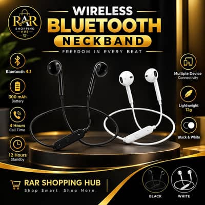 Wireless Bluetooth Neckband