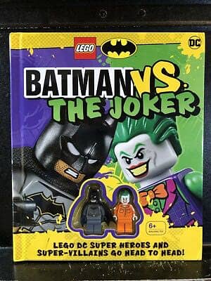 new collectible LEGO batman vs joker comic book