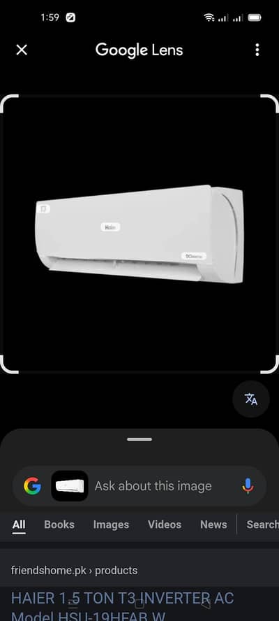 1 ton AC Haier l