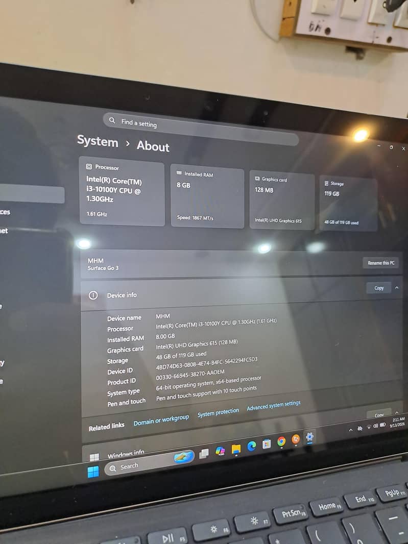 Microsoft Surface Go 3 8