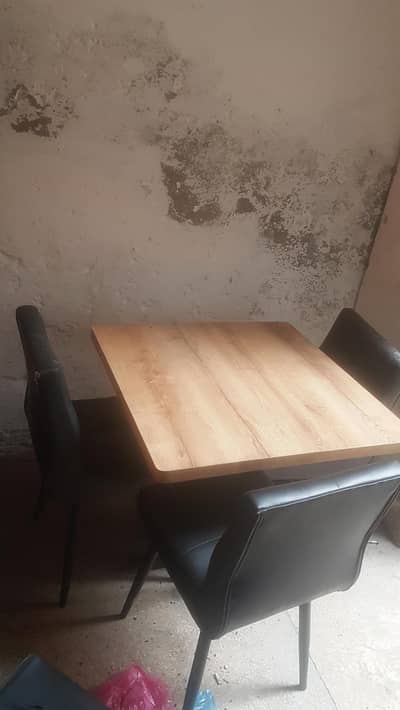 Wooden Table + 4premium Quality Chair