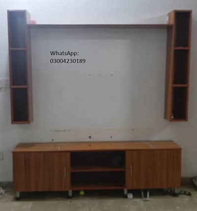 MEDIA WALL / TV CONSOLE FOR SALE – THROWAWAY PRICE!