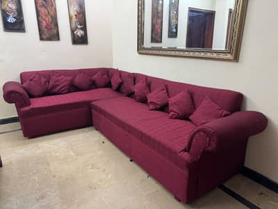 Corner L shape sofa + 3 seater sofa