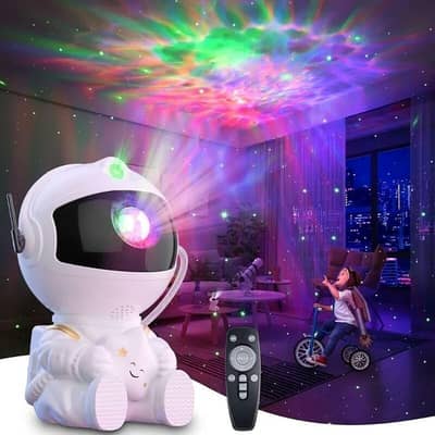 Brand New! Astronaut galaxy projector with remote