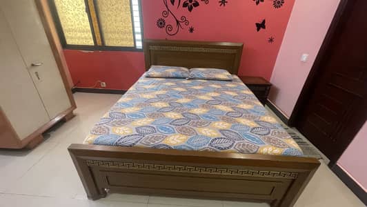 Polish wooden bed