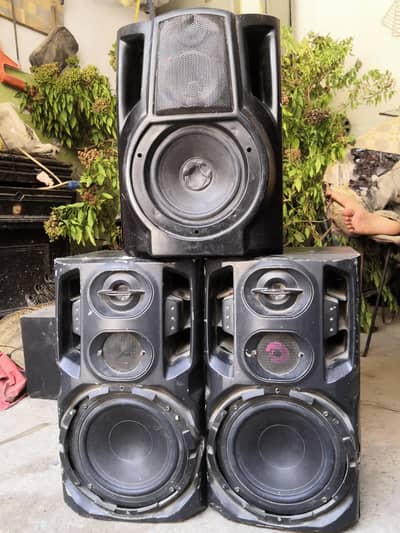 2 speaker 1 subwoofer + ys-tb21 amplifier