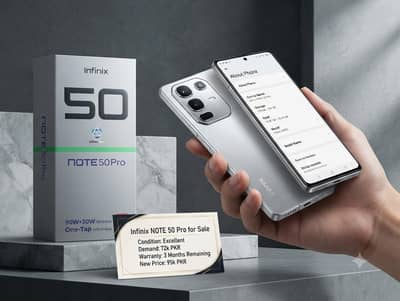 Infinix Note 50 Pro urgent sale 10 by 10 condition