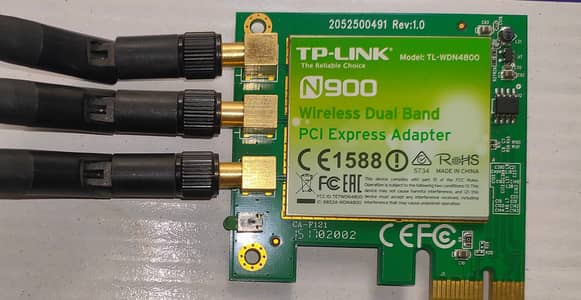 TP-Link Dual Band PCIe Wi-Fi Card (3 Antennas & SSF Compatible)
