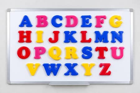 whiteboard used  some