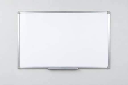 whiteboard used  some