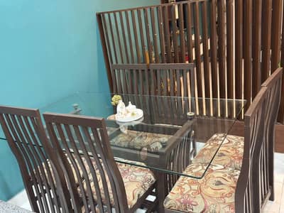 dinning table and chairs for sale with 12mm mirror
