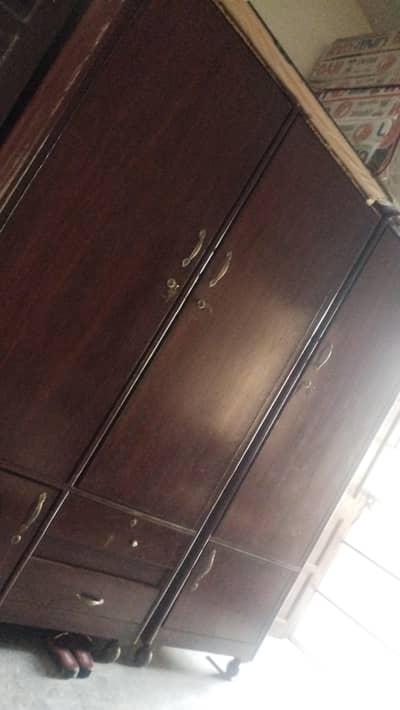 3 door wardrobe nest wooden full wazni almari hay  35000