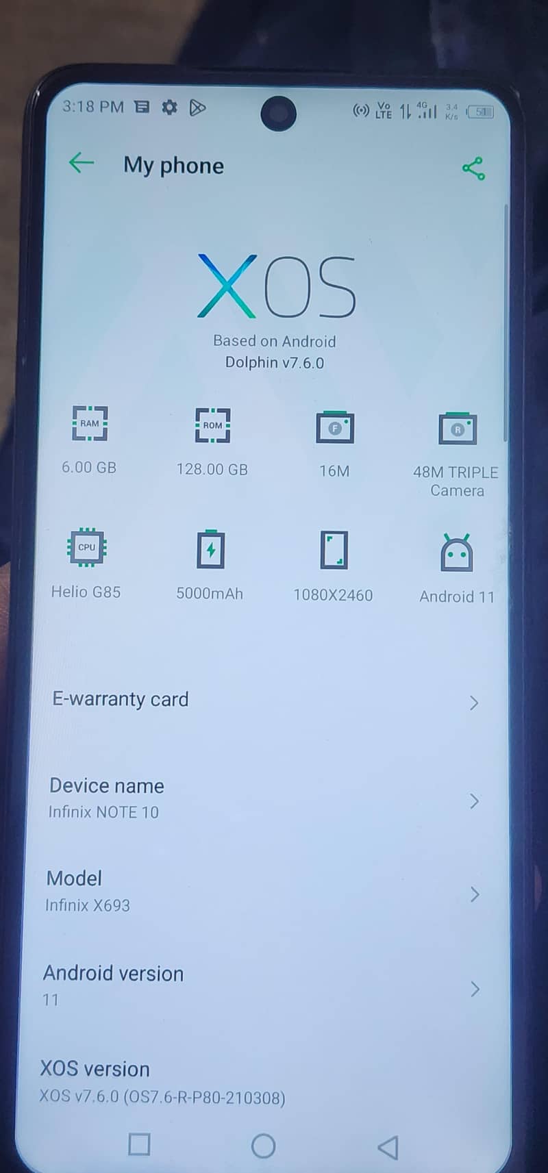 Infinix note 10 4