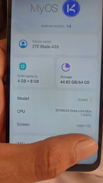 Zte Blade A35