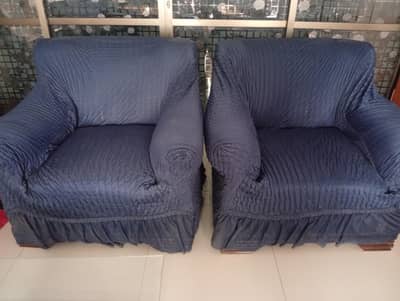 velvet 5 seater sofa set with cover