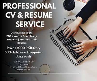 Professional CV & Resume Service - 24 Hours Delivery