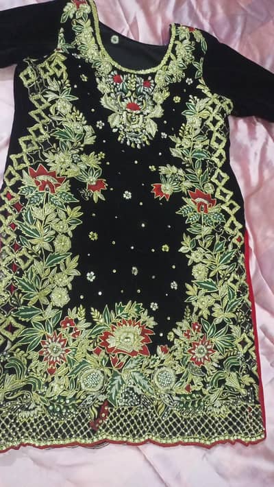 Black Valvet 3 Piece Kameez